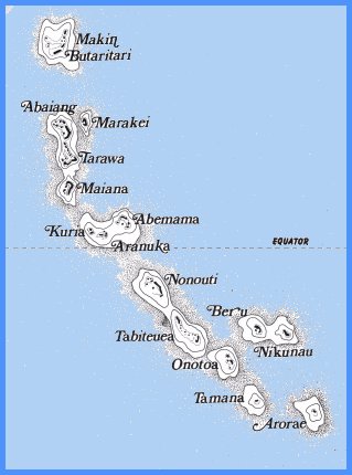 kiribati Iles carte